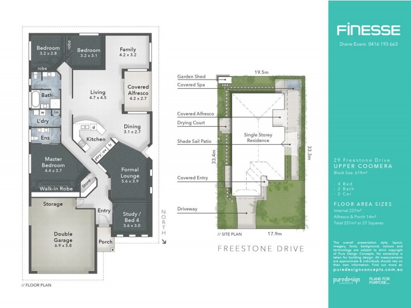 29 Freestone Drive, Upper Coomera QLD 4209 Floorplan