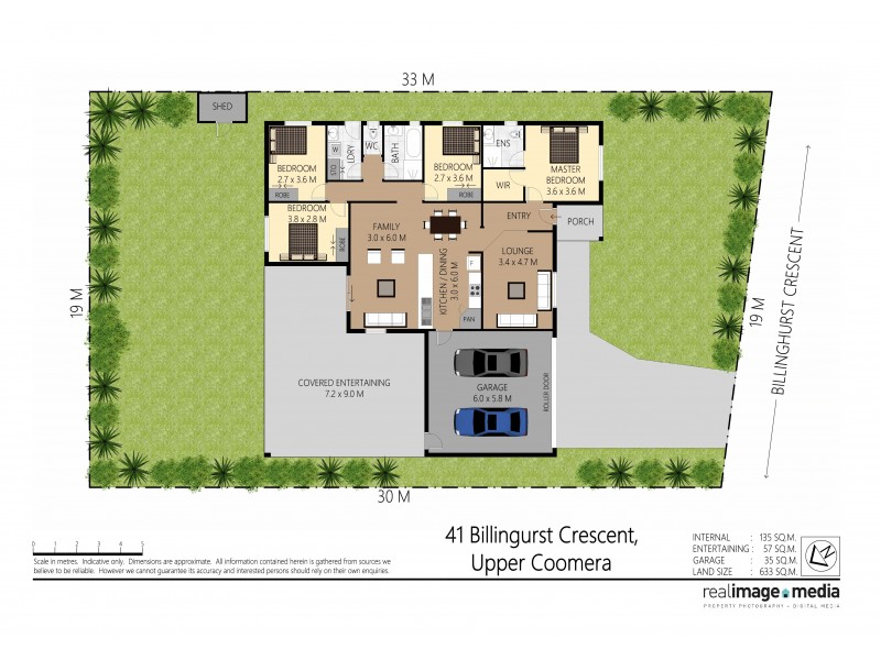 41 Billinghurst Crescent, Upper Coomera QLD 4209 Floorplan