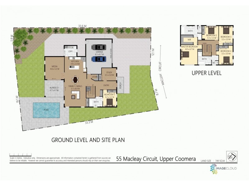55 Macleay Circuit, Upper Coomera QLD 4209 Floorplan