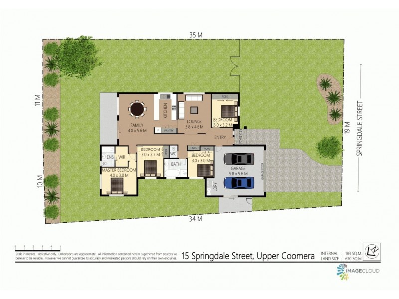 15 Springdale Street, Upper Coomera QLD 4209 Floorplan