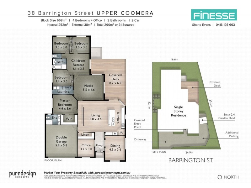 38 Barrington Street, Upper Coomera QLD 4209 Floorplan