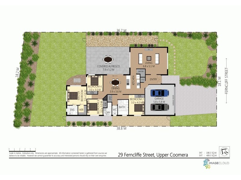 29 Ferncliffe Street, Upper Coomera QLD 4209 Floorplan