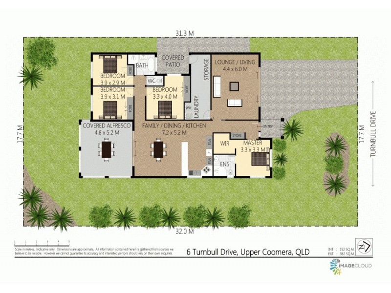 6 Turnbull Drive, Upper Coomera QLD 4209 Floorplan