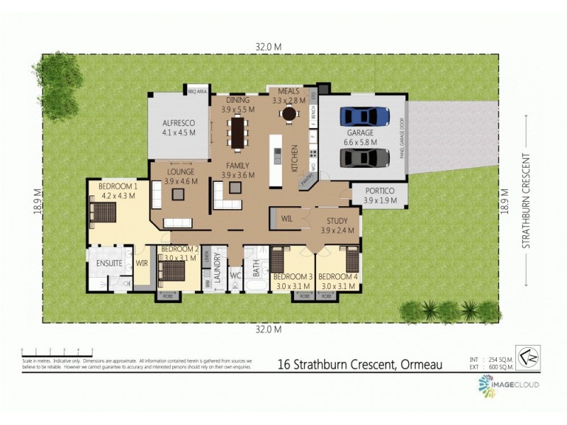 16 Strathburn Crescent, Ormeau QLD 4208 Floorplan