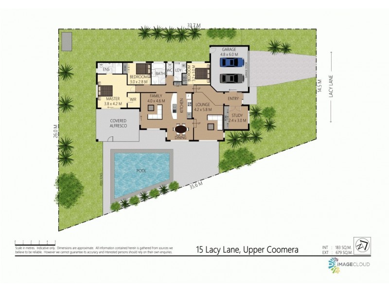 15 Lacy Lane, Upper Coomera QLD 4209 Floorplan