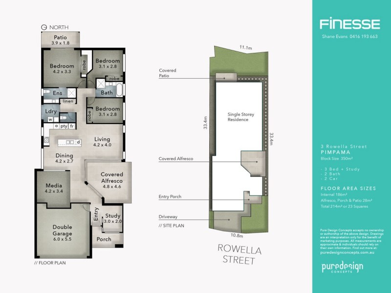 3 Rowella Street, Pimpama QLD 4209 Floorplan