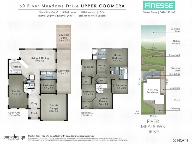 60 River Meadows Drive, Upper Coomera QLD 4209 Floorplan