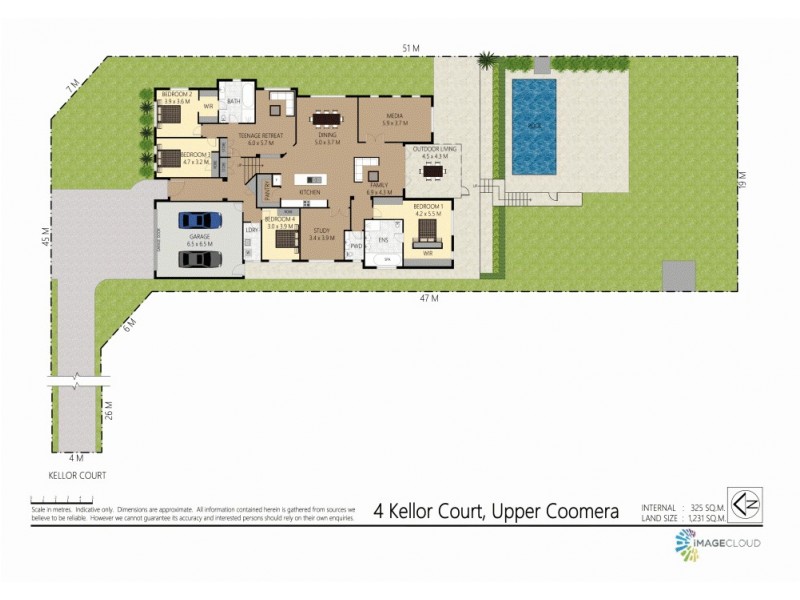 4 Kellor Court, Upper Coomera QLD 4209 Floorplan