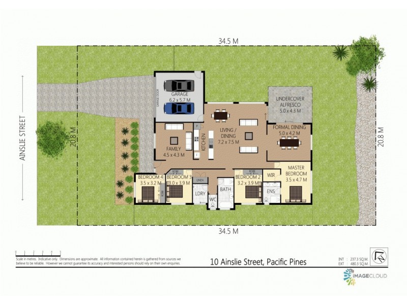 10 Ainslie Street, Pacific Pines QLD 4211 Floorplan