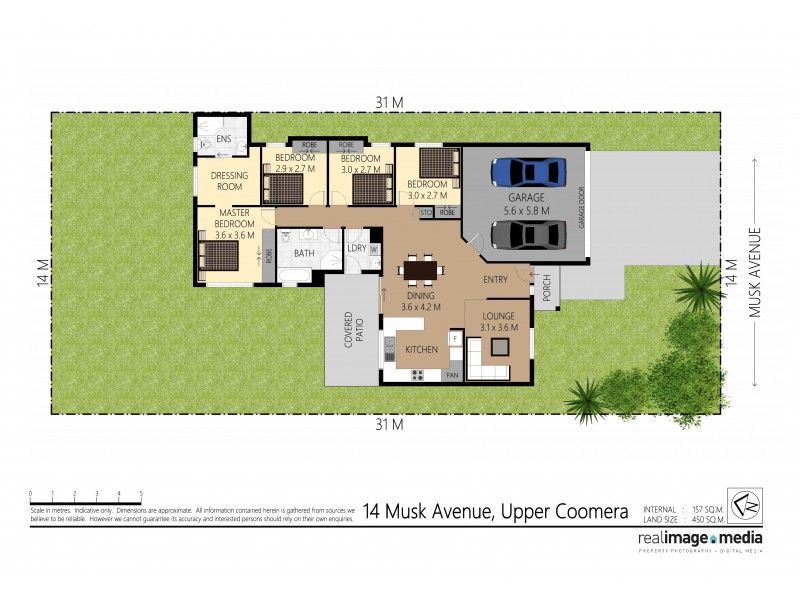 14 Musk Avenue, Upper Coomera QLD 4209 Floorplan