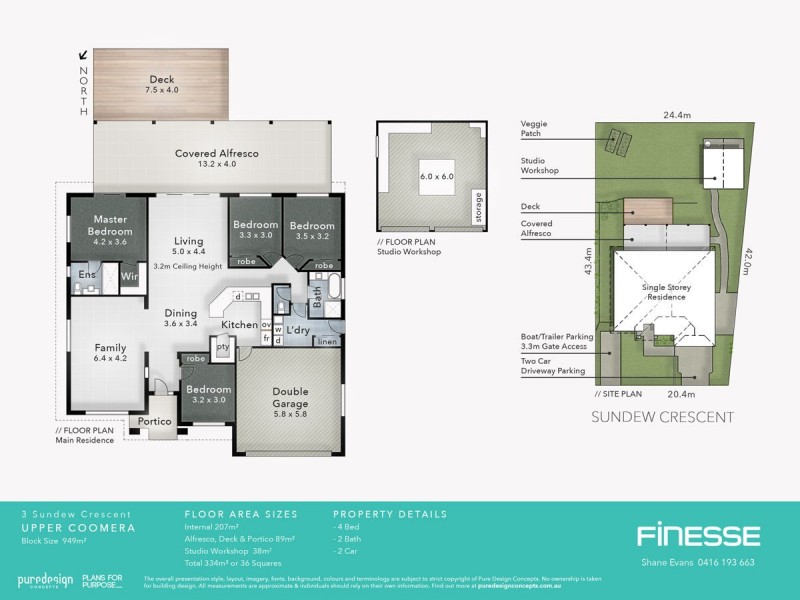 3 Sundew Crescent, Upper Coomera QLD 4209 Floorplan