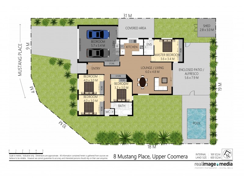8 Mustang Place, Upper Coomera QLD 4209 Floorplan
