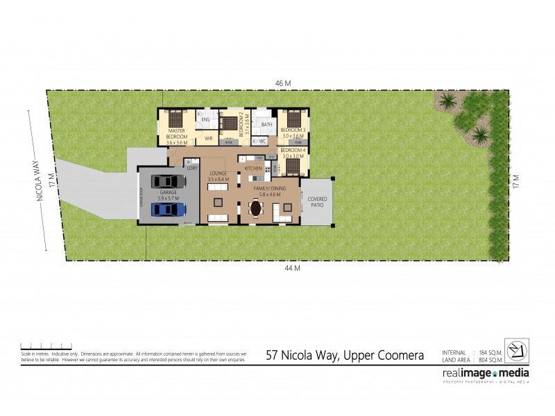 57 Nicola Way, Upper Coomera QLD 4209 Floorplan