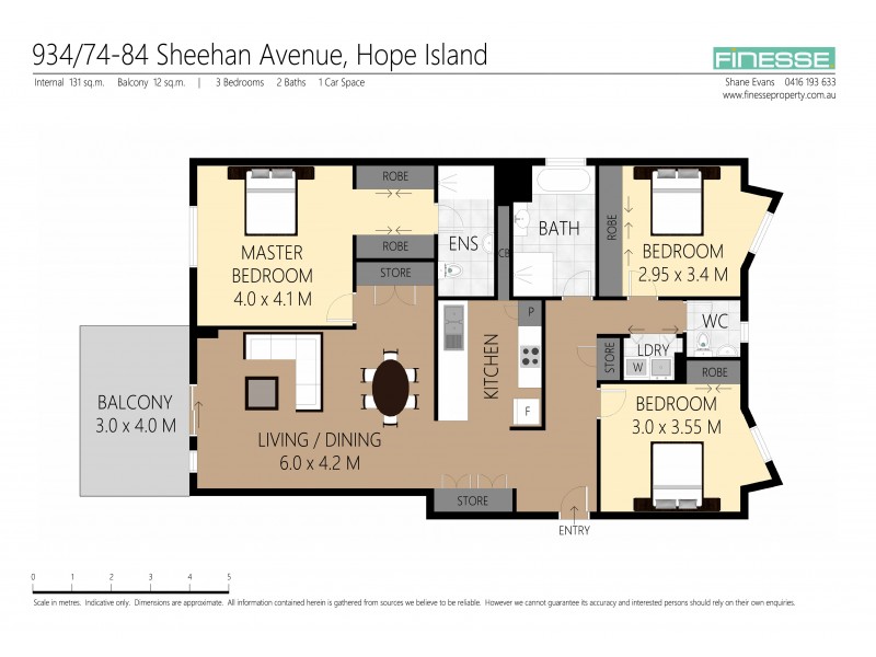 934/74-84 Sheehan Avenue, Hope Island QLD 4212 Floorplan