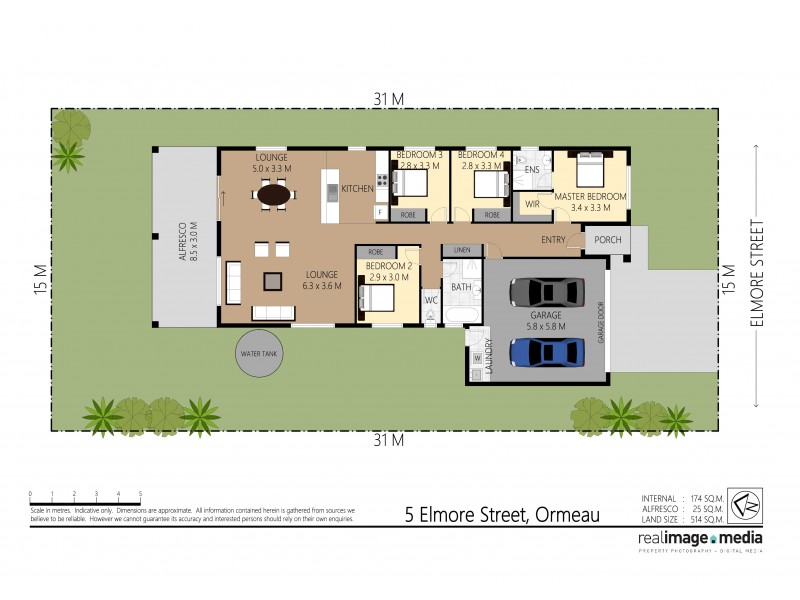 5 Elmore Street, Ormeau QLD 4208 Floorplan