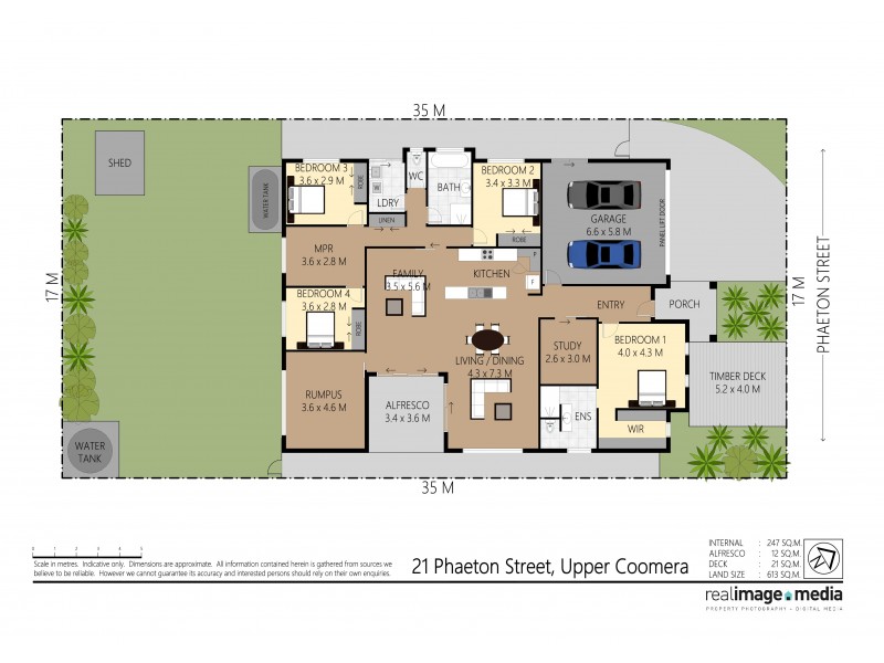 21 Phaeton Street, Upper Coomera QLD 4209 Floorplan