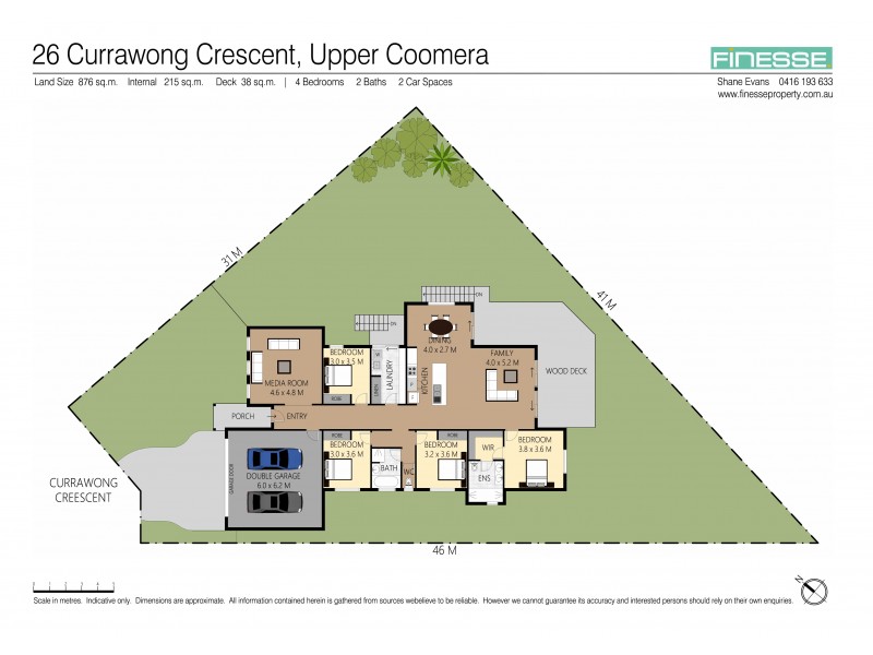 26 Currawong Crescent, Upper Coomera QLD 4209 Floorplan