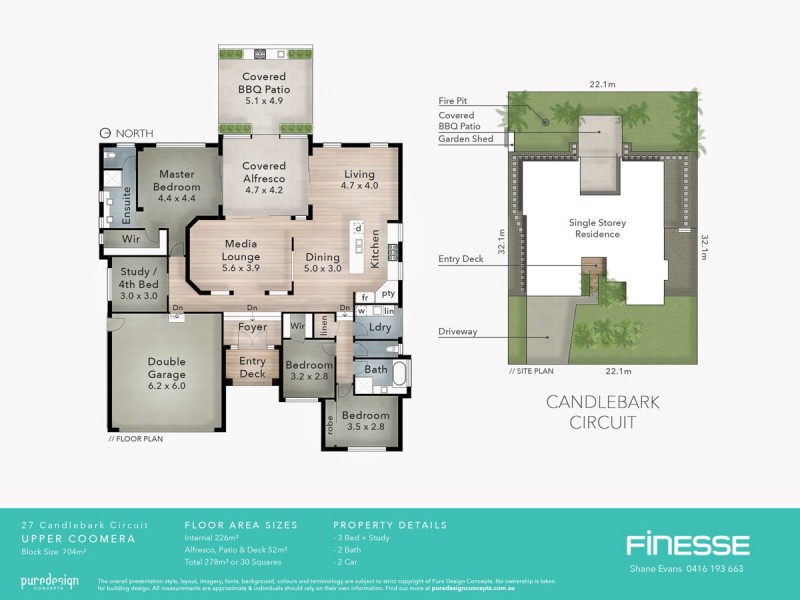 27 Candlebark Circuit, Upper Coomera QLD 4209 Floorplan