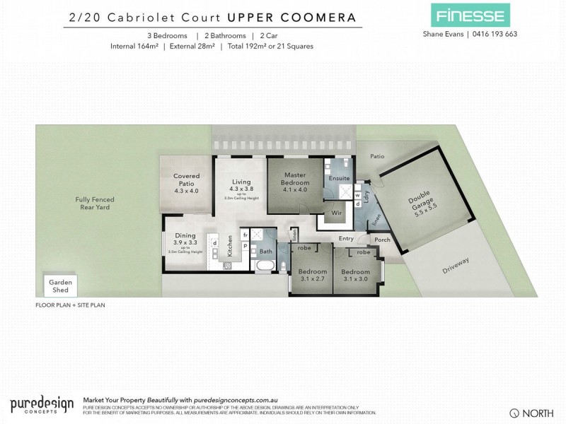 2/20 Cabriolet Court, Upper Coomera QLD 4209 Floorplan