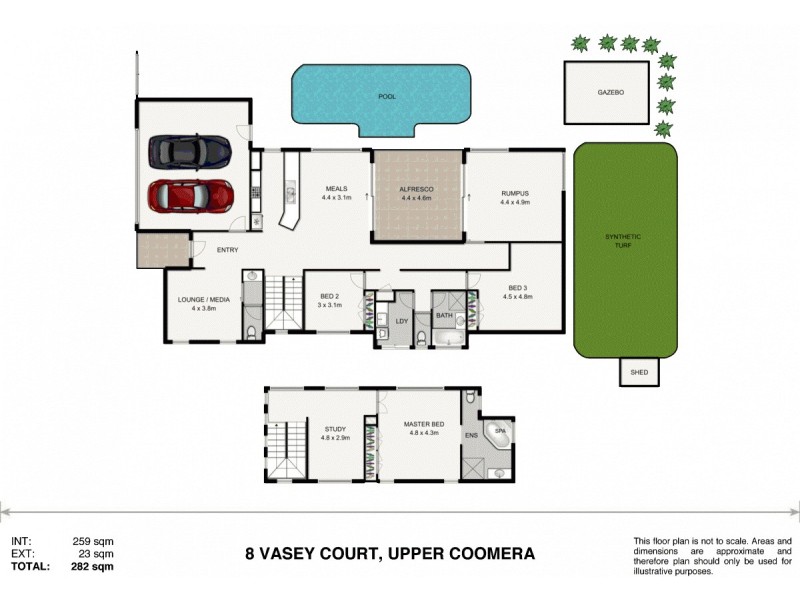 8 Vasey Court, Upper Coomera QLD 4209 Floorplan