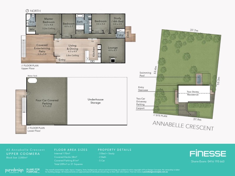 43 Annabelle Crescent, Upper Coomera QLD 4209 Floorplan