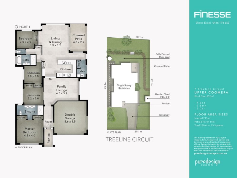 7 Treeline Circuit, Upper Coomera QLD 4209 Floorplan