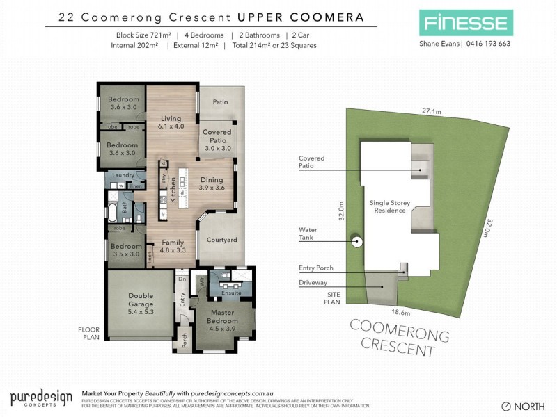 22 Coomerong Crescent, Upper Coomera QLD 4209 Floorplan