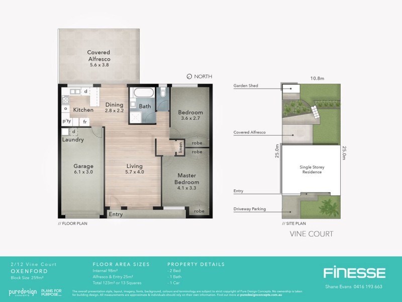 2/12 Vine Court, Oxenford QLD 4210 Floorplan