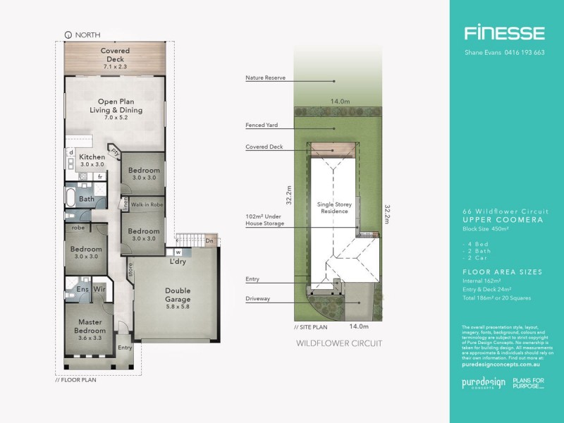 66 Wildflower Circuit, Upper Coomera QLD 4209 Floorplan