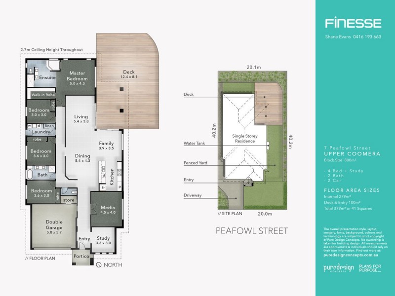 7 Peafowl Street, Upper Coomera QLD 4209 Floorplan