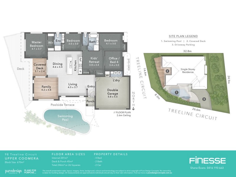 98 Treeline Circuit, Upper Coomera QLD 4209 Floorplan