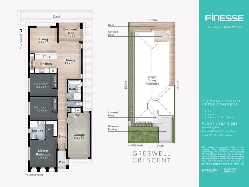 9 Gresswell Crescent, Upper Coomera QLD 4209 Floorplan