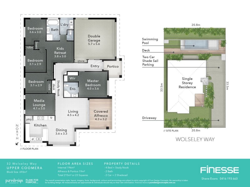 32 Wolseley Way, Upper Coomera QLD 4209 Floorplan