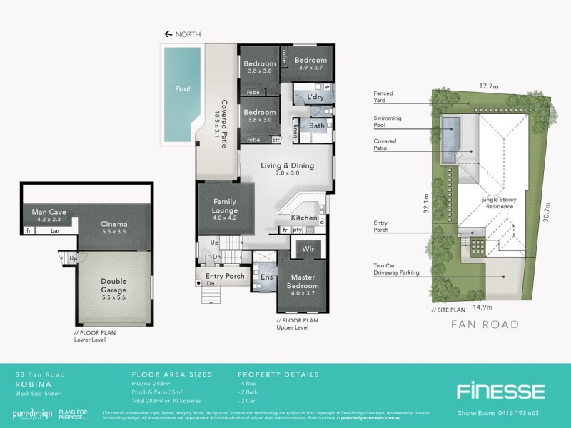 38 FAN ROAD, Robina QLD 4226 Floorplan