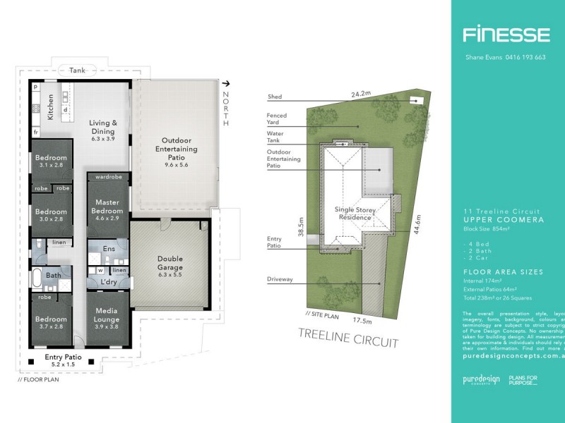 11 Treeline Circuit, Upper Coomera QLD 4209 Floorplan