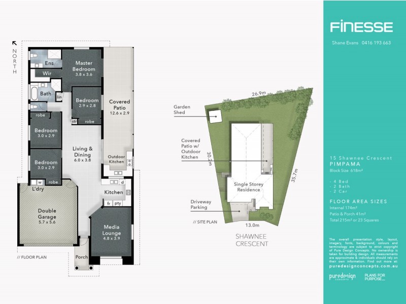 15 Shawnee Crescent, Pimpama QLD 4209 Floorplan