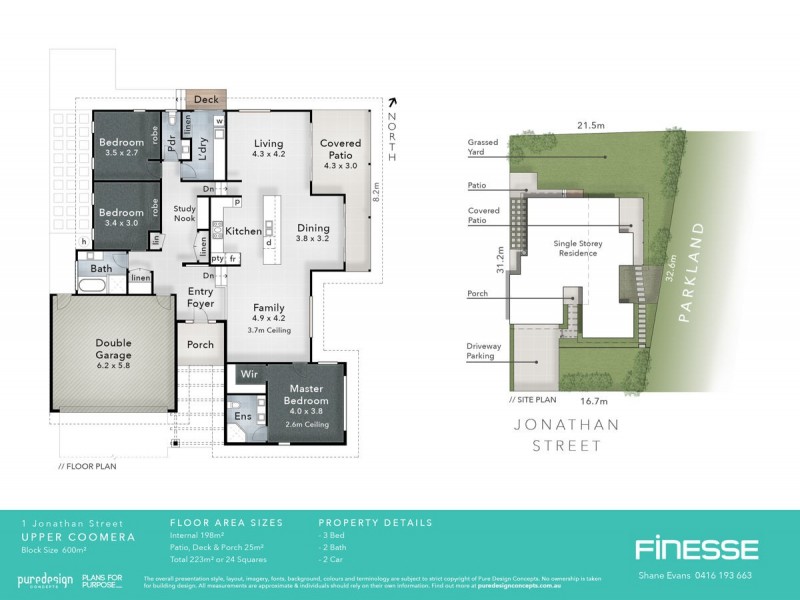 1 Jonathan Street, Upper Coomera QLD 4209 Floorplan
