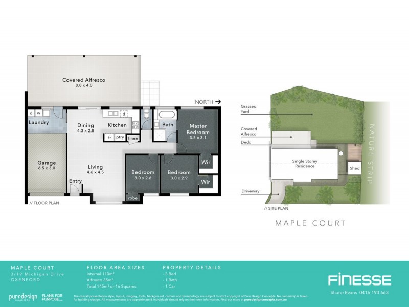 3/19 Michigan Drive (Maple Court), Oxenford QLD 4210 Floorplan
