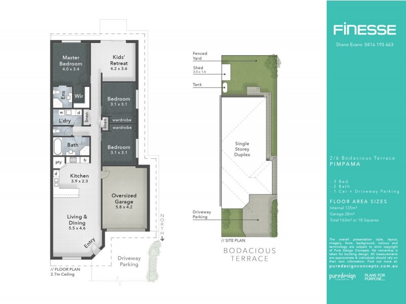 2/6 Bodacious Terrace, Pimpama QLD 4209 Floorplan