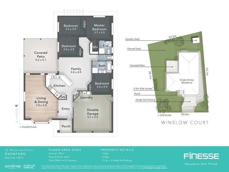 15 Winslow Court, Oxenford QLD 4210 Floorplan