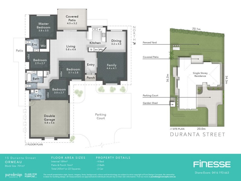 15 Duranta St, Ormeau QLD 4208 Floorplan