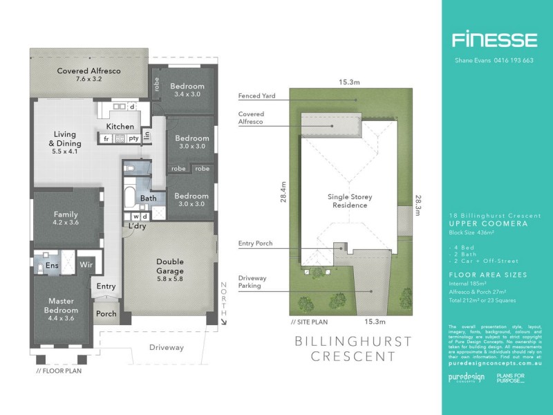 18 Billinghurst Crescent, Upper Coomera QLD 4209 Floorplan