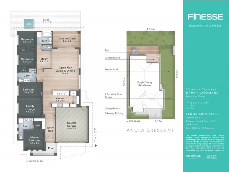 23 Anula Crescent, Upper Coomera QLD 4209 Floorplan