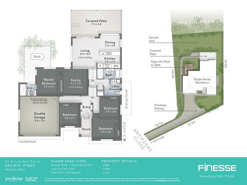 24 Antipodes Close, Pacific Pines QLD 4211 Floorplan