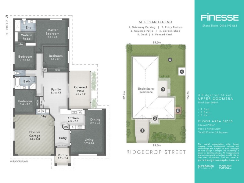 3 Ridgecrop Street, Upper Coomera QLD 4209 Floorplan