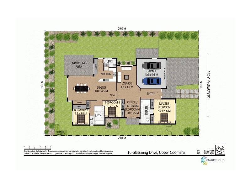 16 Glasswing Drive, Upper Coomera QLD 4209 Floorplan