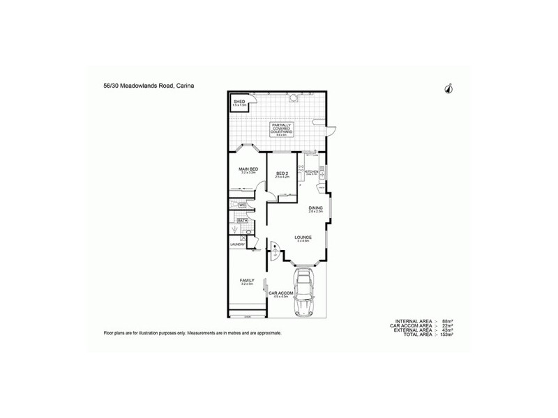 56/30 Meadowlands Road, Carina QLD 4152 Floorplan