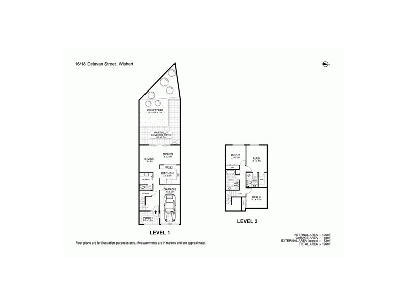 16/18 Delavan St, Wishart QLD 4122 Floorplan