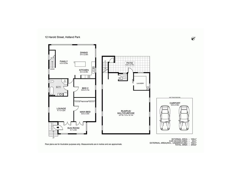 12 Harold Street, Holland Park QLD 4121 Floorplan