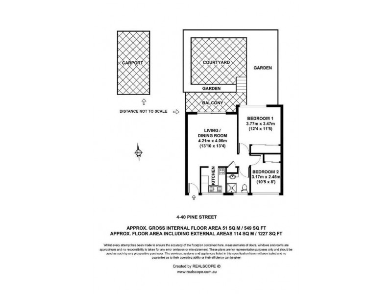 4/40 Pine Street, Bulimba QLD 4171 Floorplan